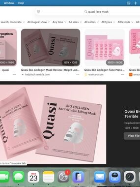 quasi collagen glow up mask